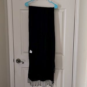 Black pashmina scarf shawl